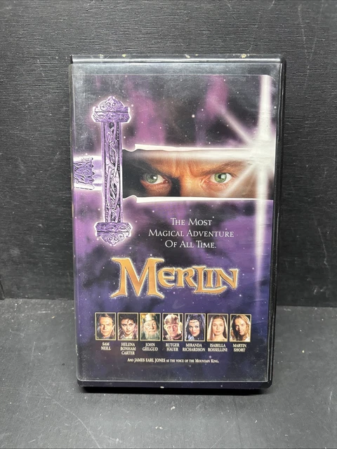 Merlin Back MERLIN (VHS, 1998, Clam Shell) £5.38 - PicClick UK