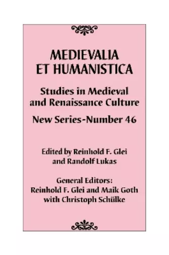 Reinhold F. Gle Medievalia et Humanistica, No. 4 (Gebundene Ausgabe) (US IMPORT)