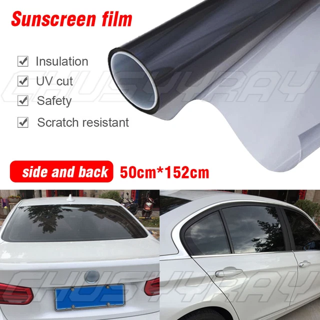 CAR VAN BUS WINDOW TINT FILM TINTING MEDIUM BLACK SMOKE 35% 50cm x 152cm