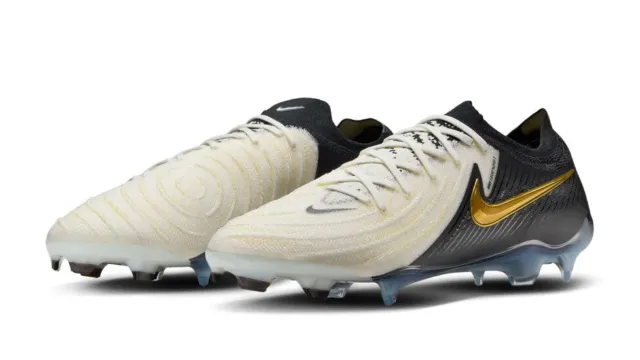 Nike Phantom GX 2 Elite FG Black/White Size US 9.5 Football Soccer Boots New✅