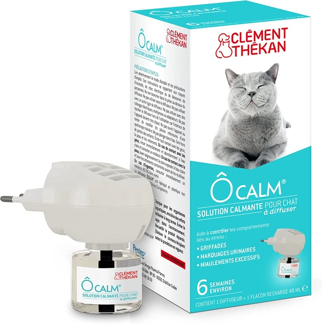 - Ôcalm - Solution Calmante Pour Chat À Diffuser - Anti-Stress Chat - Diffuseur