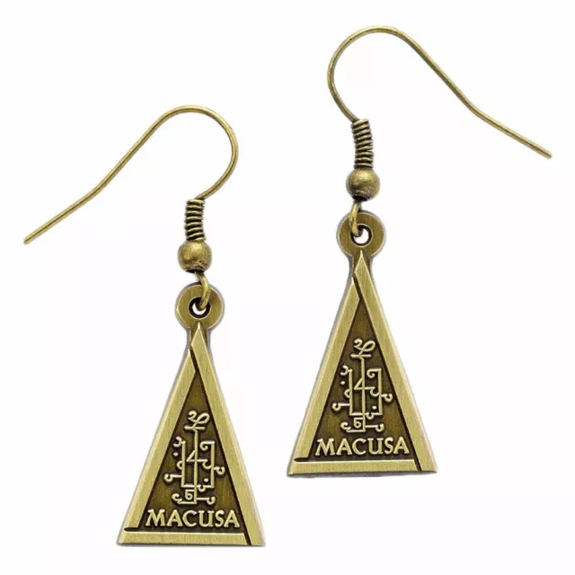 Fantastic Beasts and Where to Find Them MACUSA Drop Earrings - Brass