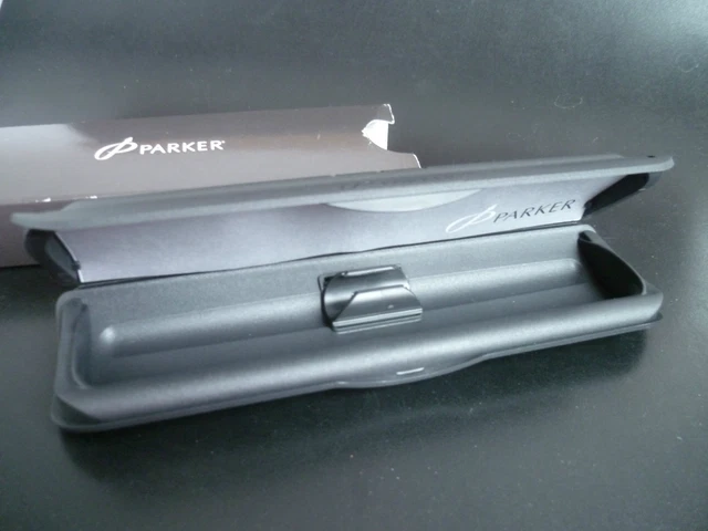 Écrin Rigide Pour Stylo Parker - Coffret Gris/noir, Neuf Sans Emballage, Type Boîte à Stylo