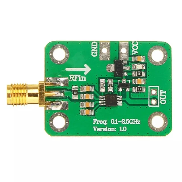 RF Logarithmic Detector 0.1-2.5GHz Radio Frequency Logarithmic Power Meter