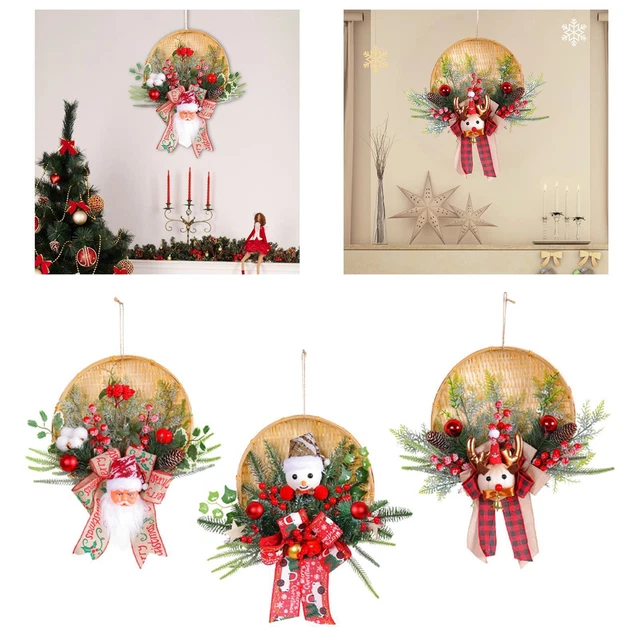 Ghirlanda da appendere alla porta, ghirlanda di Natale, ghirlanda di Natale, per