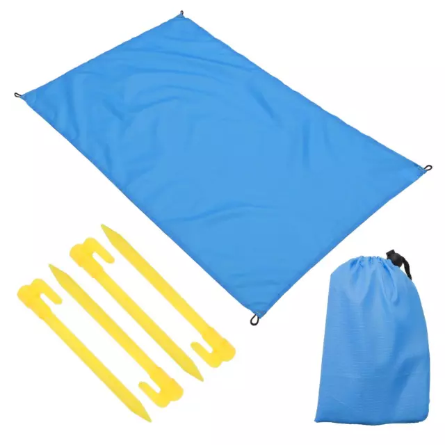 57" x 43" Playa Manta, Impermeable Picnic Estera con Transporte Bolsa Cielo Azul