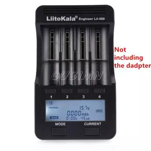 Digital LiitoKala Engineer Lii-500 4 Slots LCD Li-ion Ni-MH Battery Charger