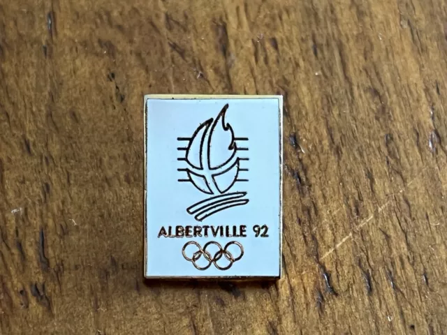 Pin Pins 92 Olympic Olympique Jo Albertville 1992 Egf Cojo 1992 Argent 1,7/2,3Cm