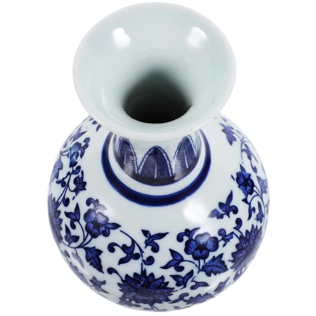 Chinoiserie Bocaux à gingembre bleu et blanc, pot en porcelaine pour stockage du thé, pot à