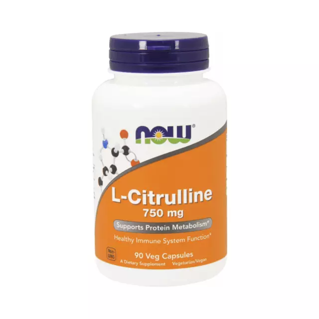 Now Foods L-Citrulline 750mg (90) Standard - Mélange d'acides aminés