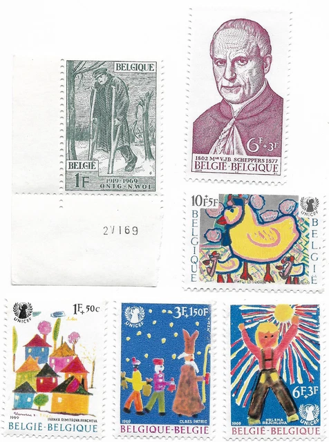 1969 - 1492/95 + 1499 + 1510 MH/MNH - Livraison 0€ dès 5 lots groupés