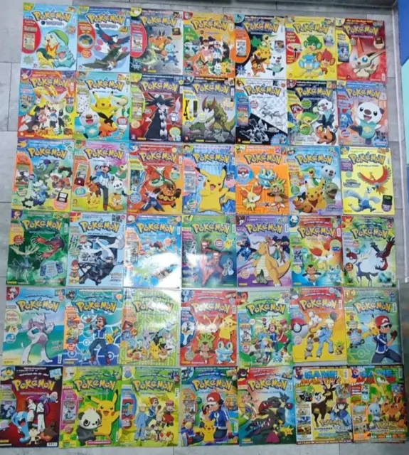 40 Pokemon Hefte / Magazine von  2010 -2015 / +  2 Game Master Hefte / Konvolut