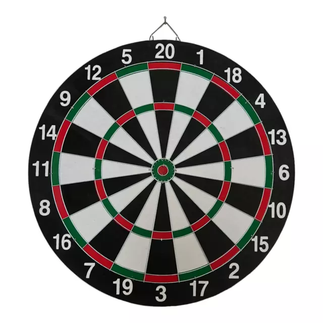 Large 16" Dart Board Tournament Quality Dart Board Dartboard Includes Free Darts