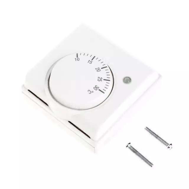 Room Floor Temperature Controller Mechanical Central Heating Thermostat 220V AC 2