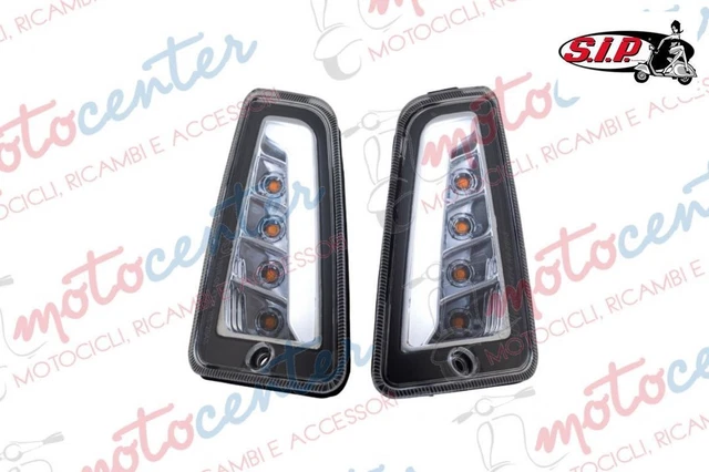 Paire de Clignotants Sip Avant LED Piaggio Vespa GTS 125 300 Super (' 14- '20) -