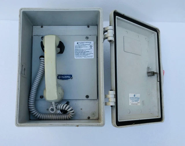 GAI-TRONICS 701-302 Cornetta/Altoparlante Ampplificatore 120 VAC Con Recinto #8