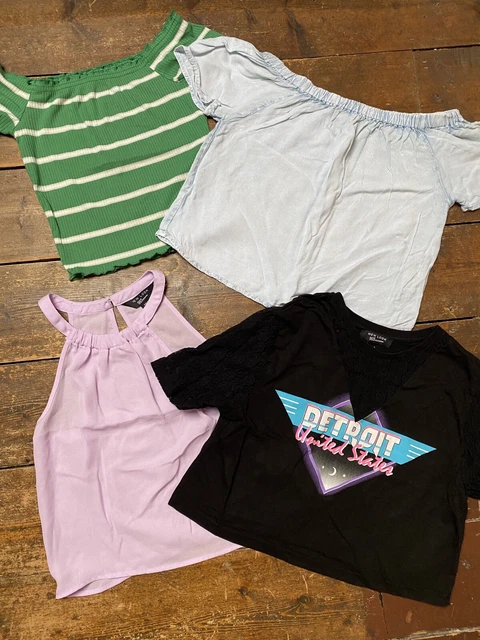 New Look Girls Tops Bundle Age 9 Years 9-10 Tshirt