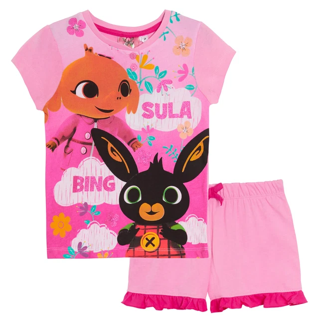 Pigiami coniglietto per ragazze Bing bambini sula shortie pigiami corti set costume da notte taglia