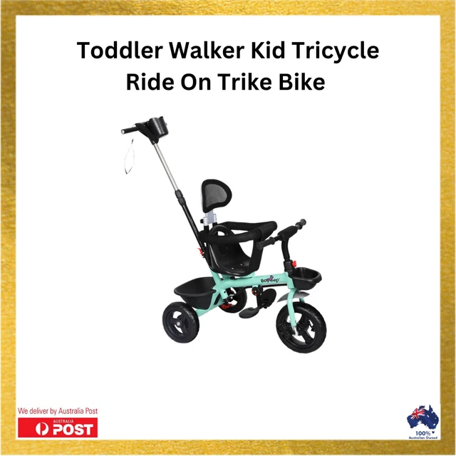 BoPeep Baby Walker Kid Tricycle Ride On Trike Bike Toddler Balance Bicycle Green