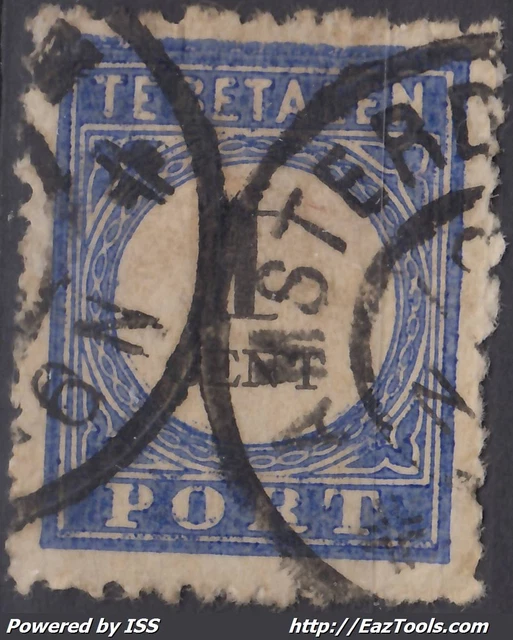 Pays Bas Timbre Taxe N° 3 Avec Obliteration