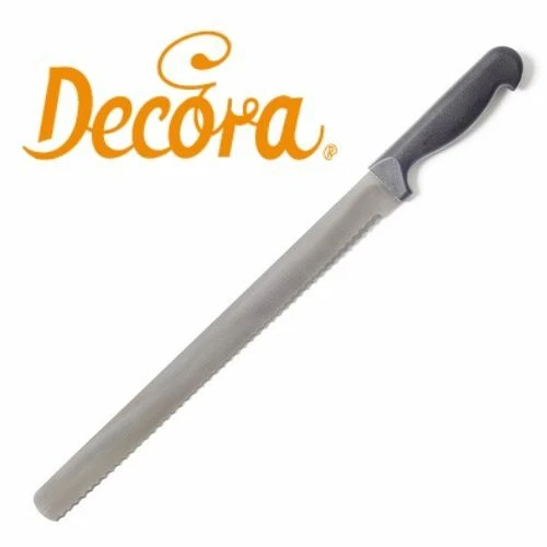 Decora Coltello Seghettato Per Pan Di Spagna E Pane In Acciaio Inox Cm 43