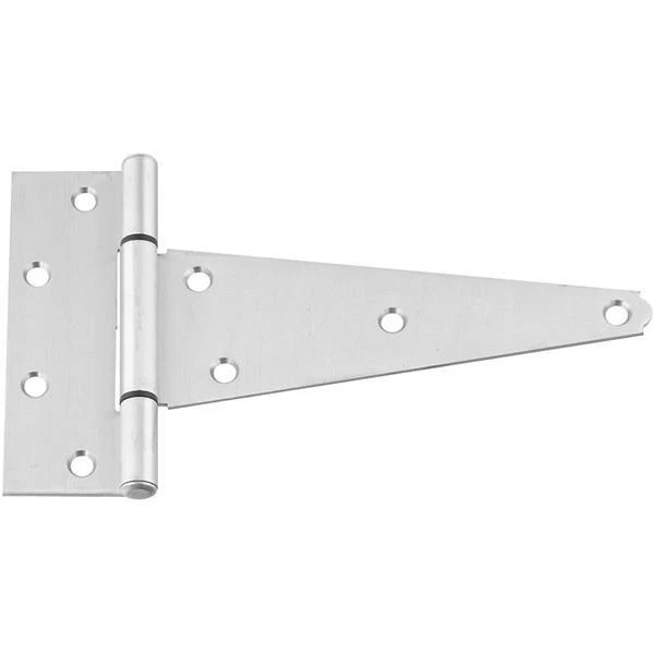10 Pk Stainless Steel 5.5" High X 8" Wide Barn Shed Door Tee Hinge N342527