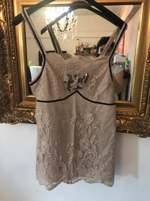 Canotta Donna TWIN SET Tg L In Pizzo Nuova (veste Meno )