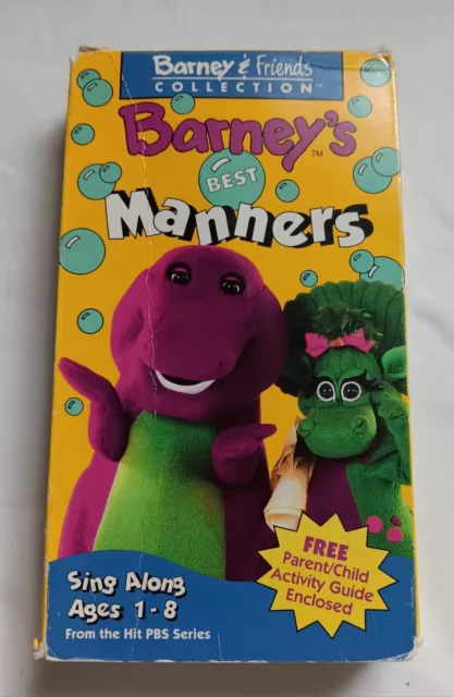BARNEY - BARNEYS Best Manners (VHS, 1992) $17.66 - PicClick CA