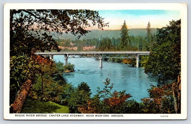 Carte Postale Ancienne Portland Oregon – Pont Saint-Jean – Photo Réelle Vintage 1940