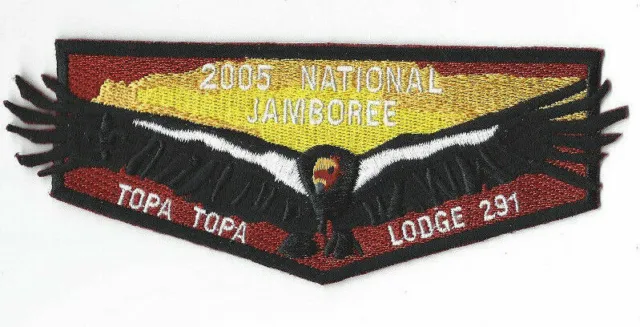 OA Lodge 291 Topa Topa 2005 National Jamboree Flap Blk Bdr. [MK995]