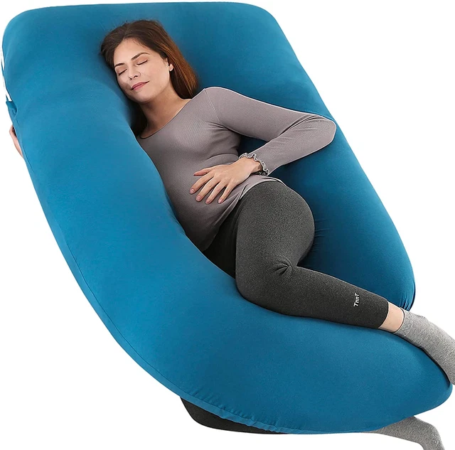 Elover Pregnancy Must Haves Pregnancy Pillow for Sleeping U Shaped Full Body
