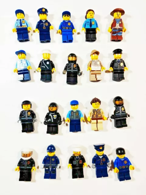 SWAT Riot Control Police Officer Minifigure made with real LEGO® minifigure