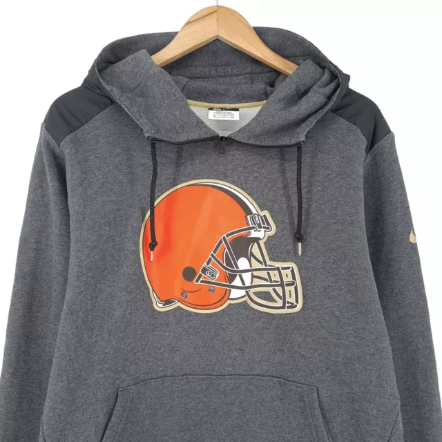 Nike NFL Grigio Felpa con Cappuccio Maglione Uomo Taglia XL 3