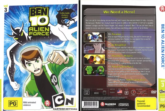 Ben 10: Alien Force 11, Ben 10 Alien Force Seasons 1-5 DVD …