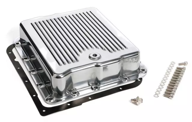 Trans-Dapt Performance 700R4, 4L60E, 4L65E Aluminum Transmission Pan -Stock Dept