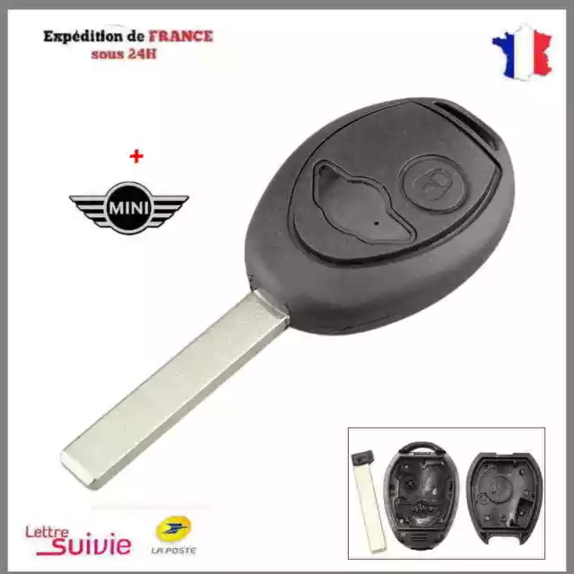 coque  boitier télécommande plip clé  MINI COOPER S ONE D CLUBMAN   CE01650