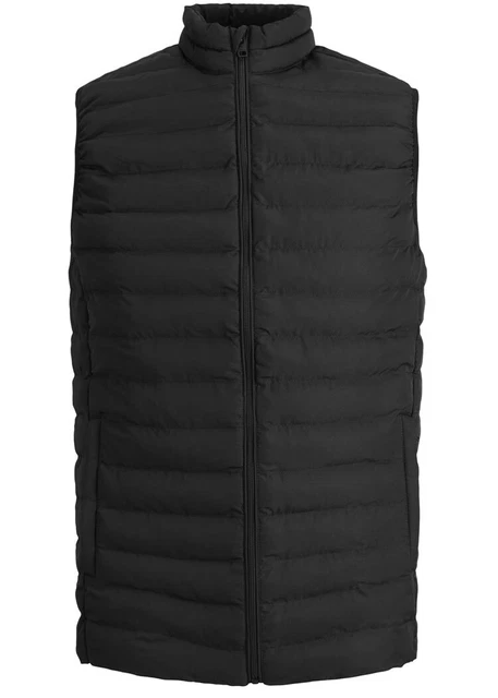 smanicato uomo piumino taglie forti gilet da 3xl a 8xl Jack & Jones