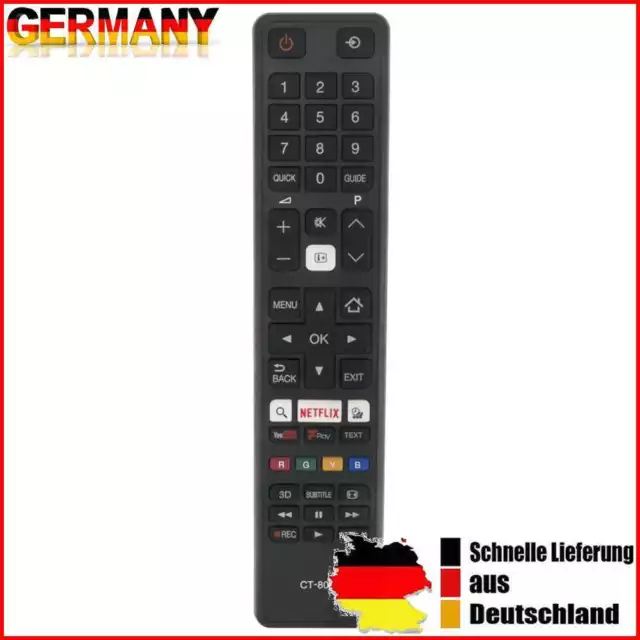 CT-8069 Smart TV Remote Control for Toshiba LCD Universal LCD 4K HD Television