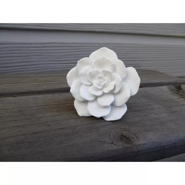 Poignée fleur blanche tiroir vintage tiroir tirage résine armoire cuisine commode bouton de porte
