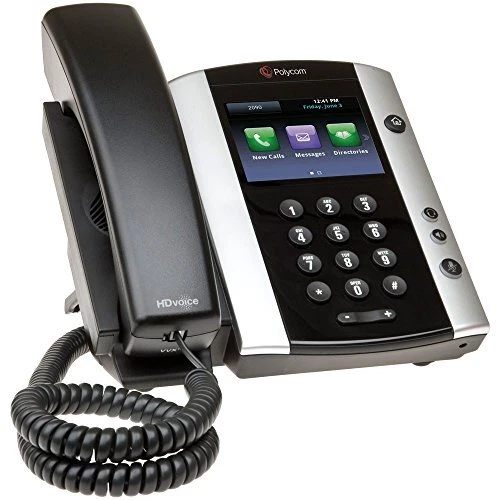 Polycom 2200-48500-019 VVX 501 Skype for Business, POE Network VoIP Device