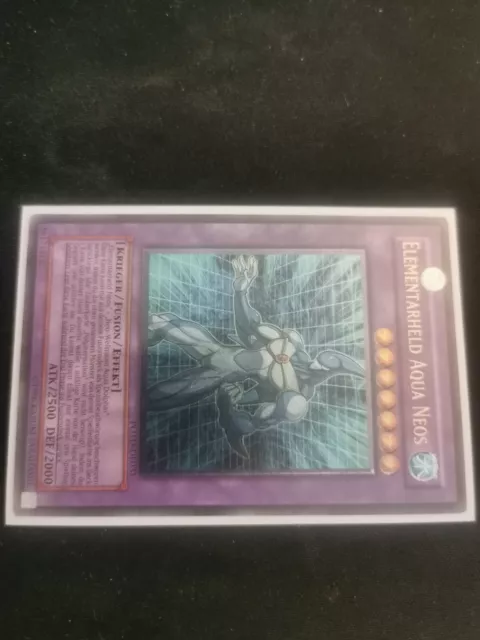 Yu-gi-oh Elementarheld Aqua Neos Ultimate Rare POTD-DE031 deutsch