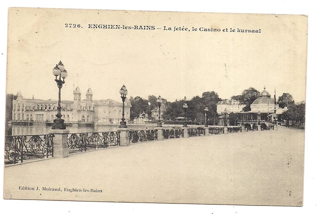 enghien-les-bains  la jetée , le casino et le kursaal