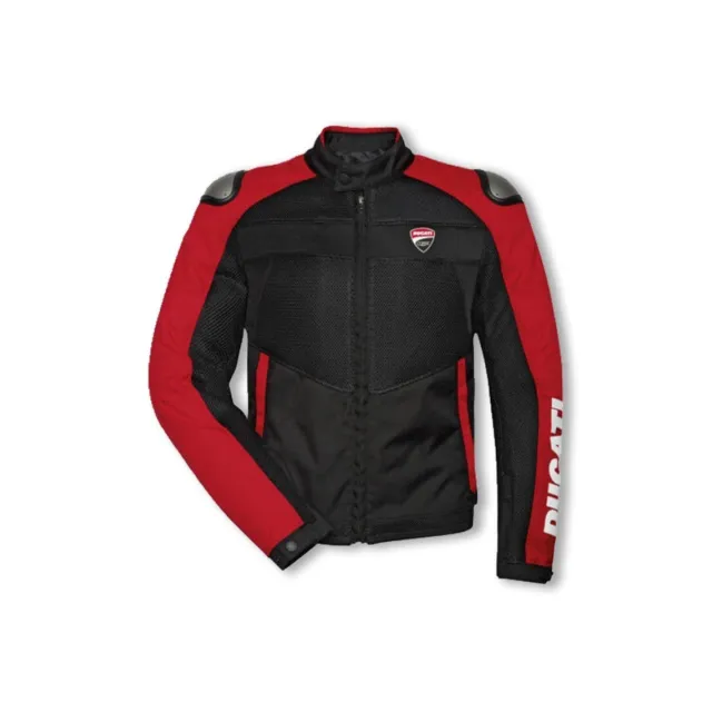 Ducati Cordura Racing Jacket - Handmade Waterproof Red Motorbike Racing Jacket