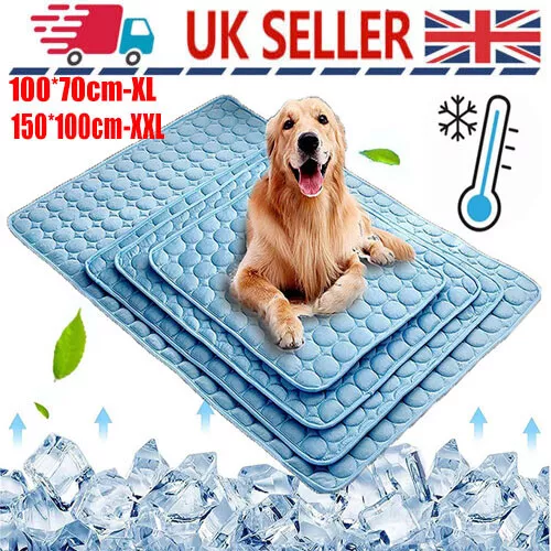 XL XXL Pet Dog Cooling Mats Self Cool Mat For Dogs Cats Summer Heat Relief Pad