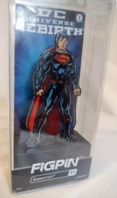 FiGPiN DC Comics Rebirth: Superman - Collectible Pin with Premium Display Case FiGPiN DC Comics Rebirth: Superman - Collectible Pin with Premium Display Case
