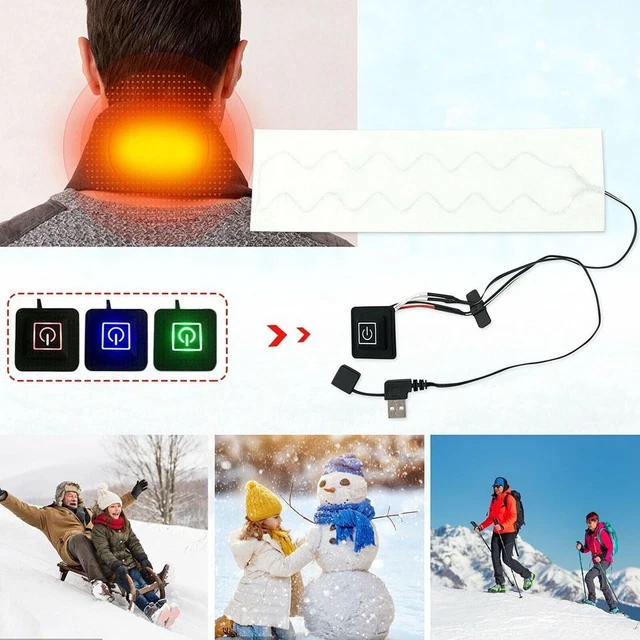 Scarf Heated Pad USB Heater Clothing Winter Electric Heating Pads