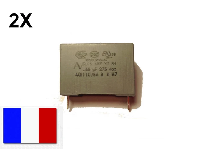 CONDENSATEUR 1U 1mF 1uF 300v 305v X2 MKP SH EPCOS B32923 22.5mm Tolérance ±20% EUR 15,99 - FR CONDENSATEUR 1U 1mF 1uF 300v 305v X2 MKP SH EPCOS B32923 22.5mm Tolérance ±20% EUR 15,99 - FR