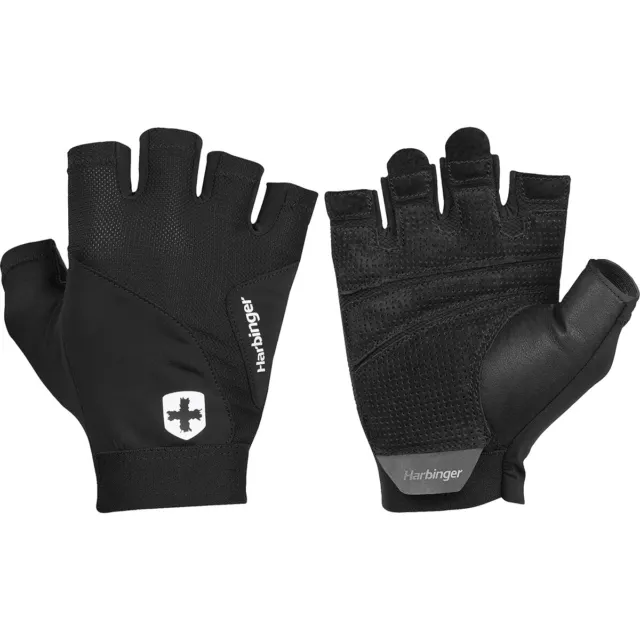 Harbinger Unisex FlexFit Weight Lifting Gloves - Black