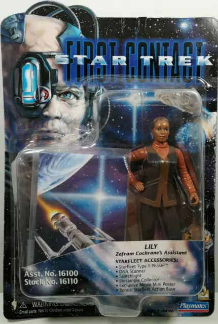 Star Trek-Brandneu In Verpackung Playmates-Erster Kontakt Serie Lily Action