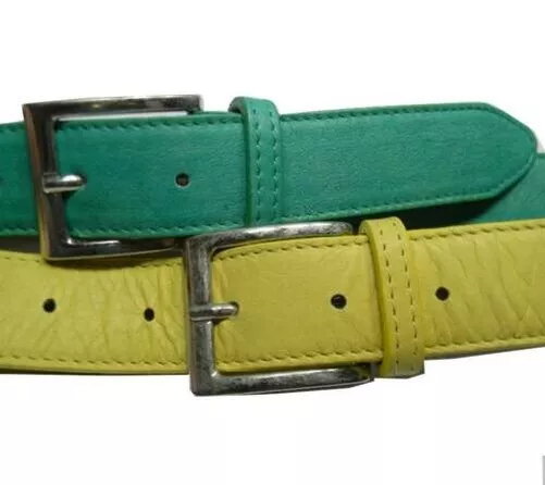 Ceinture Homme Cuir Fabriqué Italy Nouvel Arrivage Fuchsia Jaune Vert Beige Avio 3